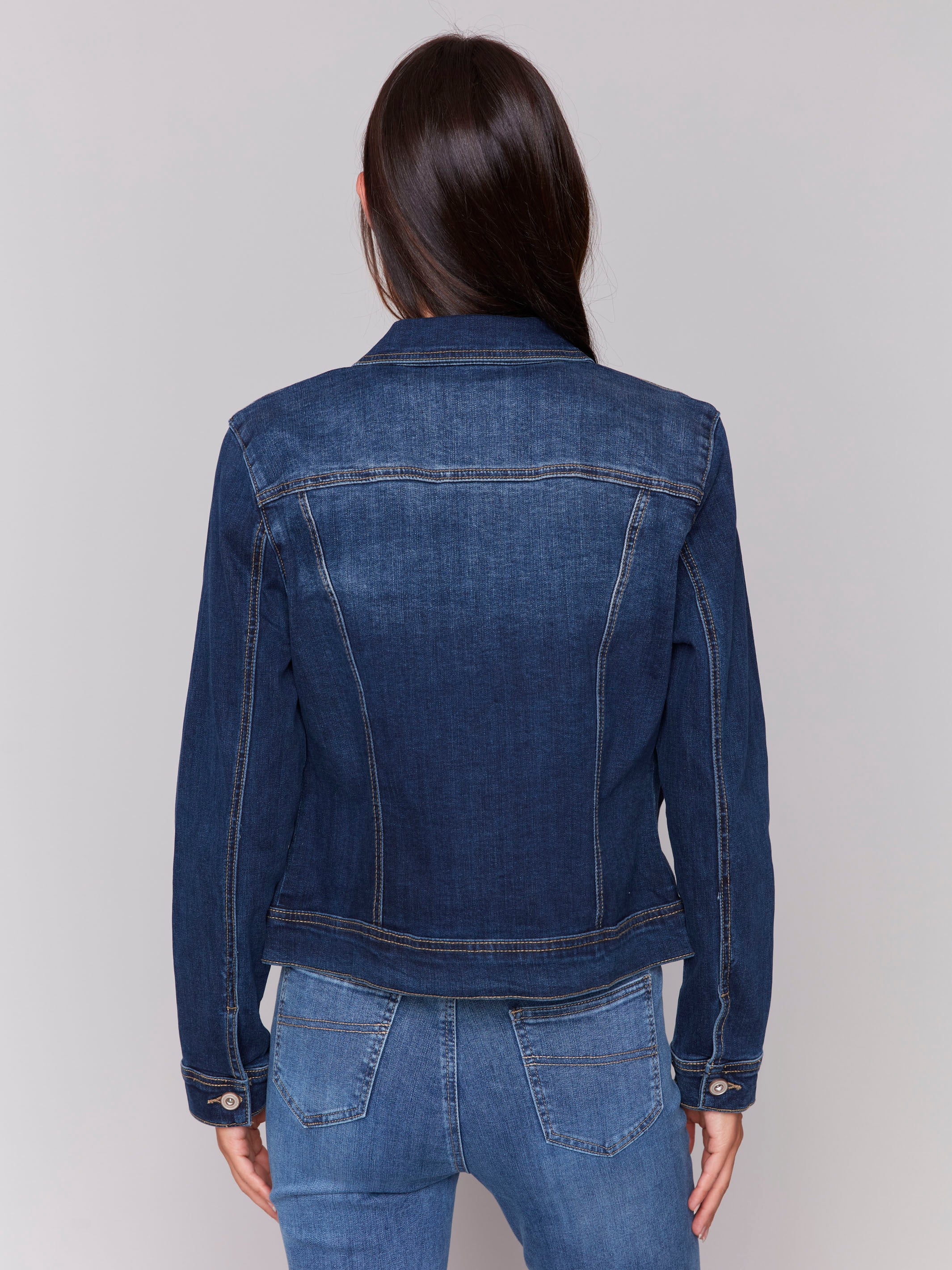 Stretch Denim Jacket - Indigo