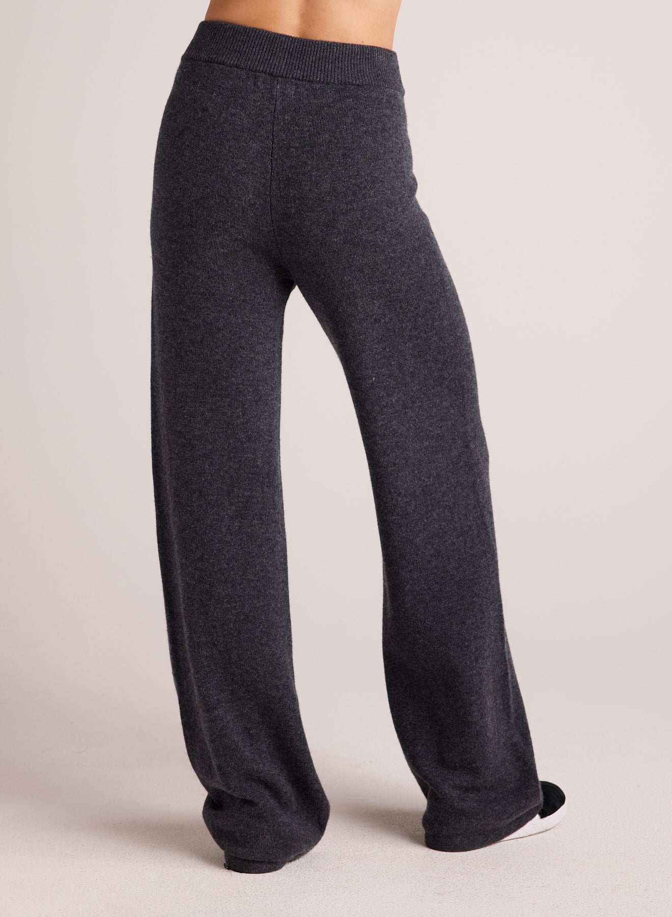 Wide Leg Sweatpant - Charcoal
