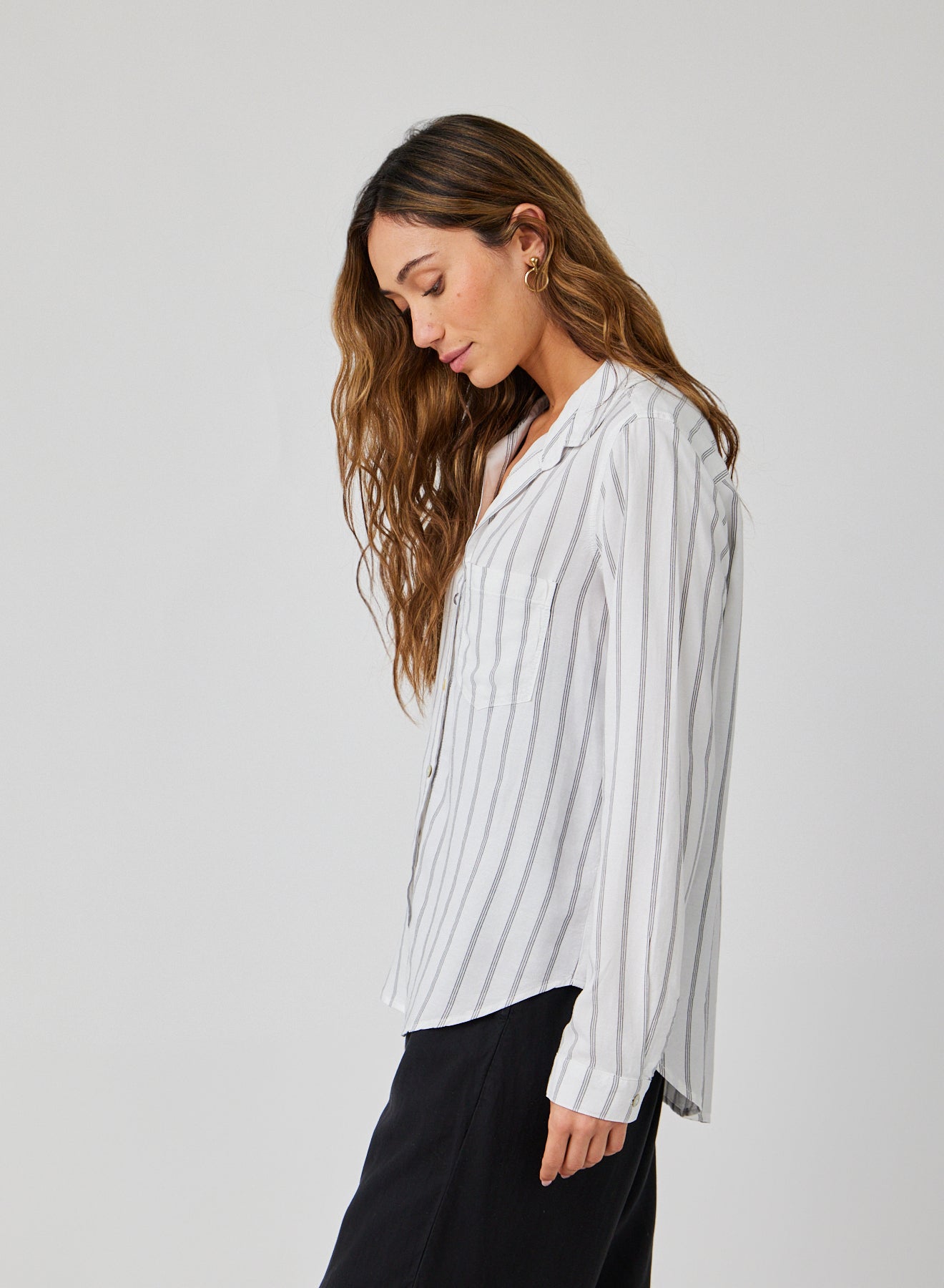 Pocket Button Down - Makana Beach Stripe