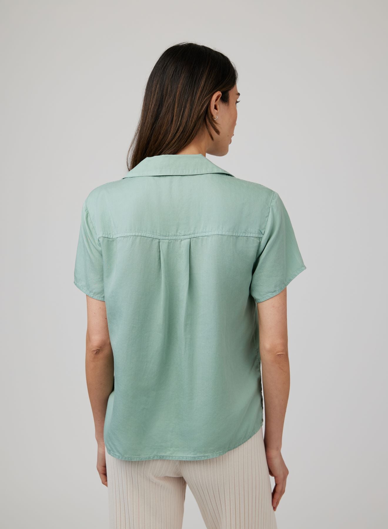 Short Sleeve Pullover - Clean Sage