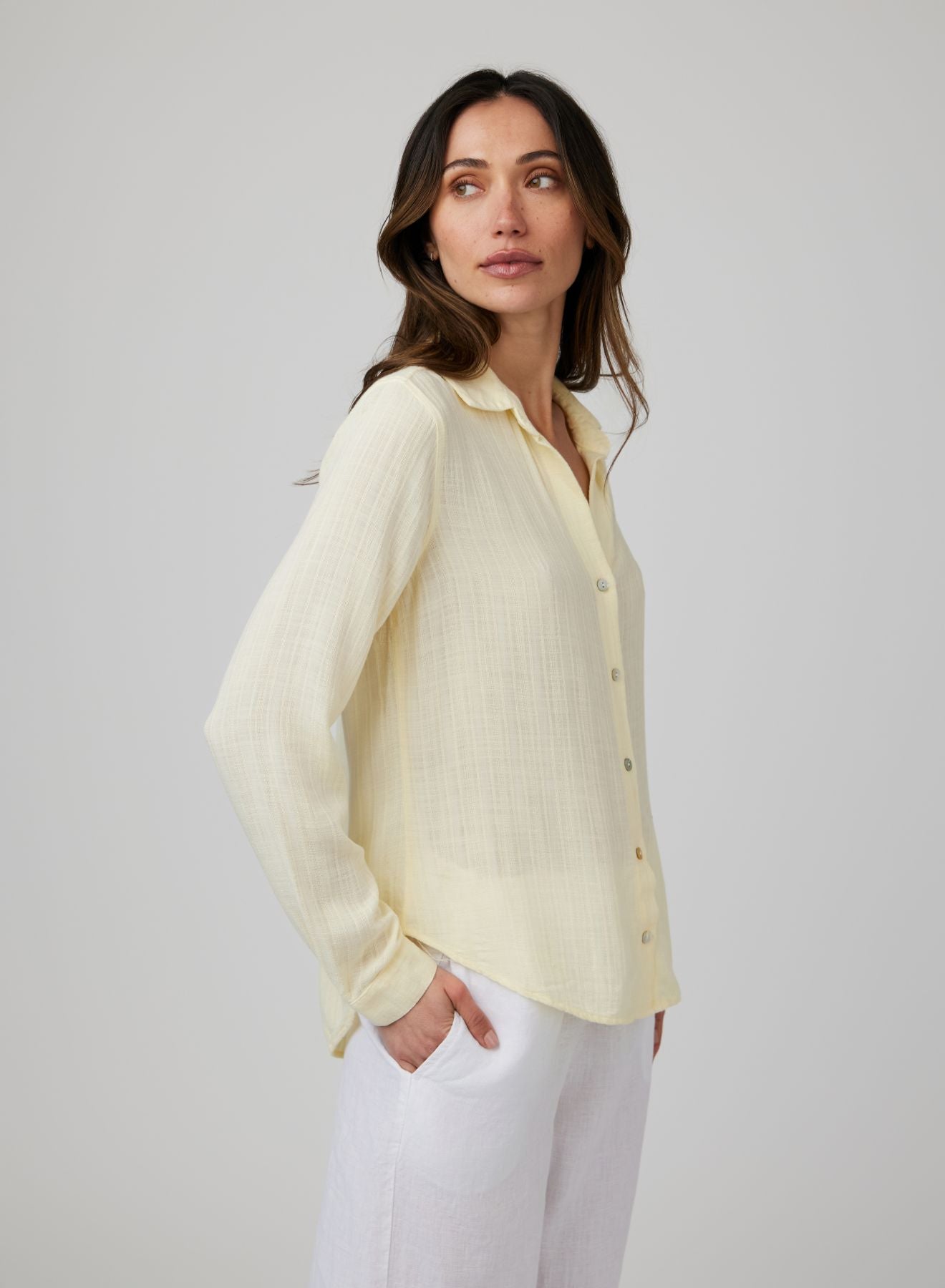 Classic Button Down - Island Glow
