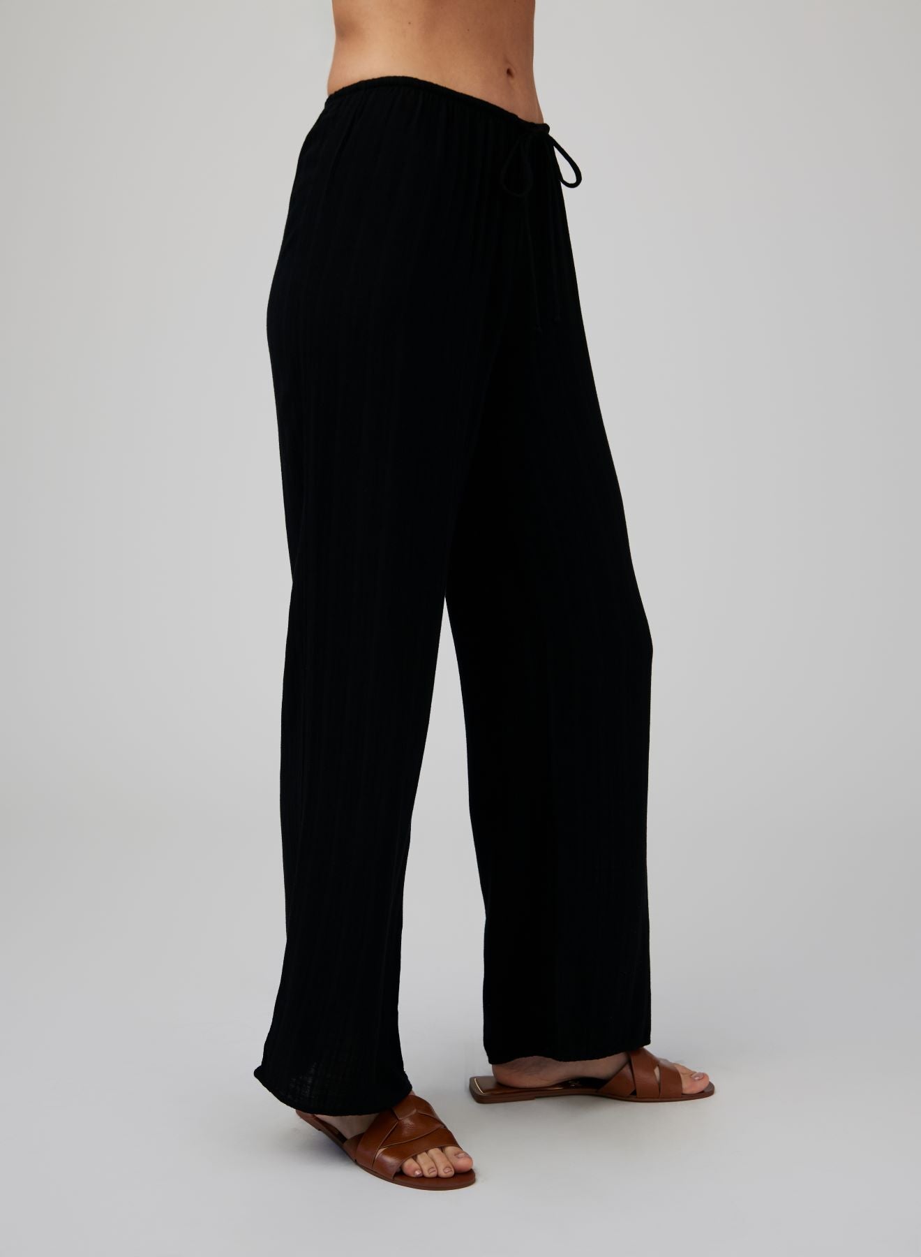 Wide Leg Pant - Black