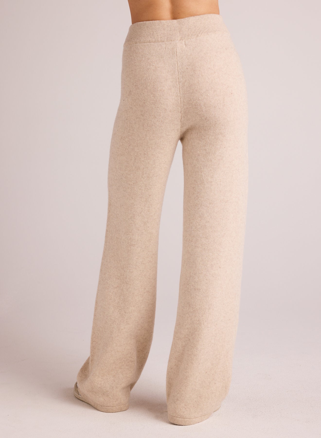 Wide Leg Sweatpant - Ivory Oat