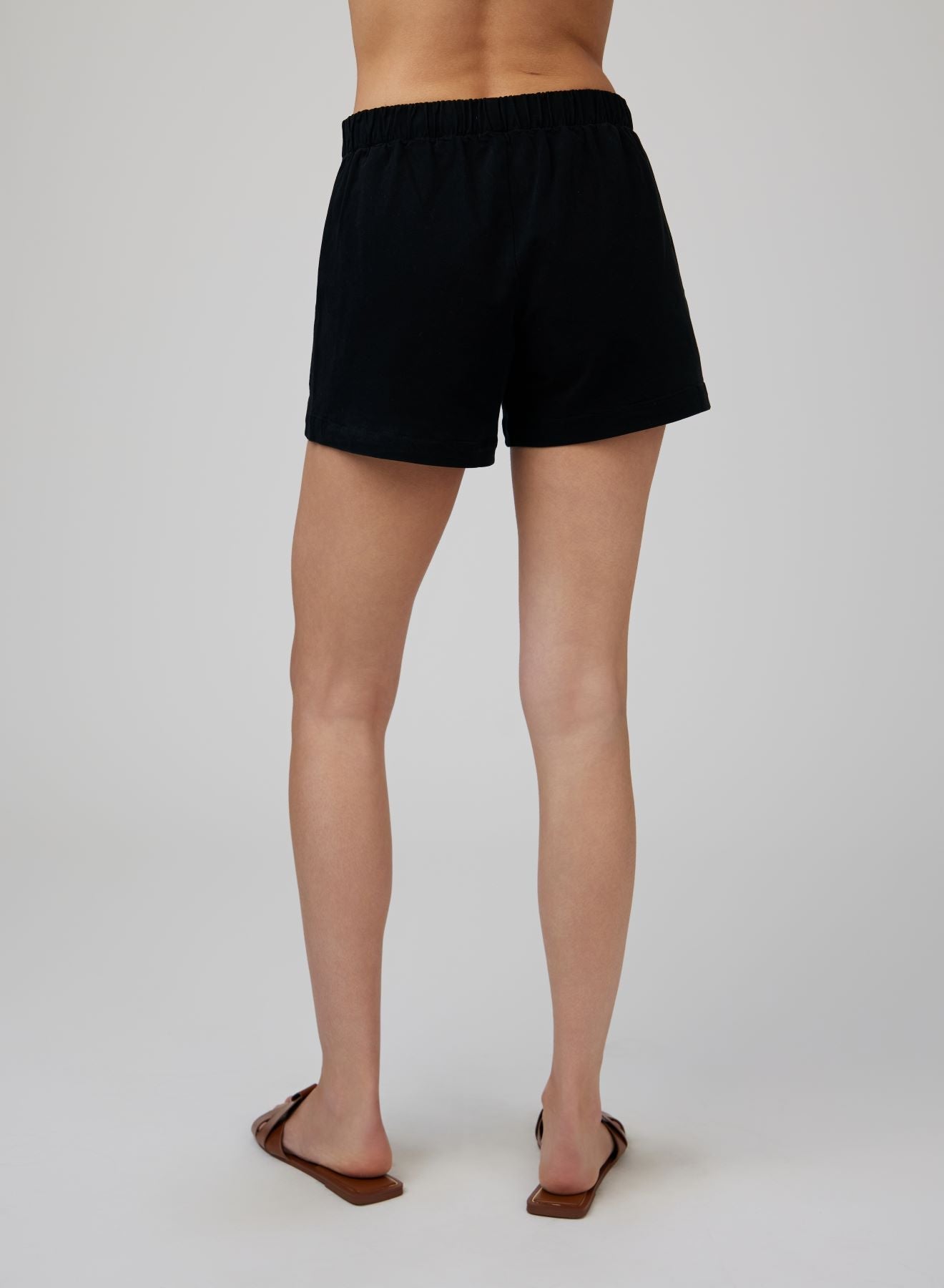 Catalina Clean Front Short - Black