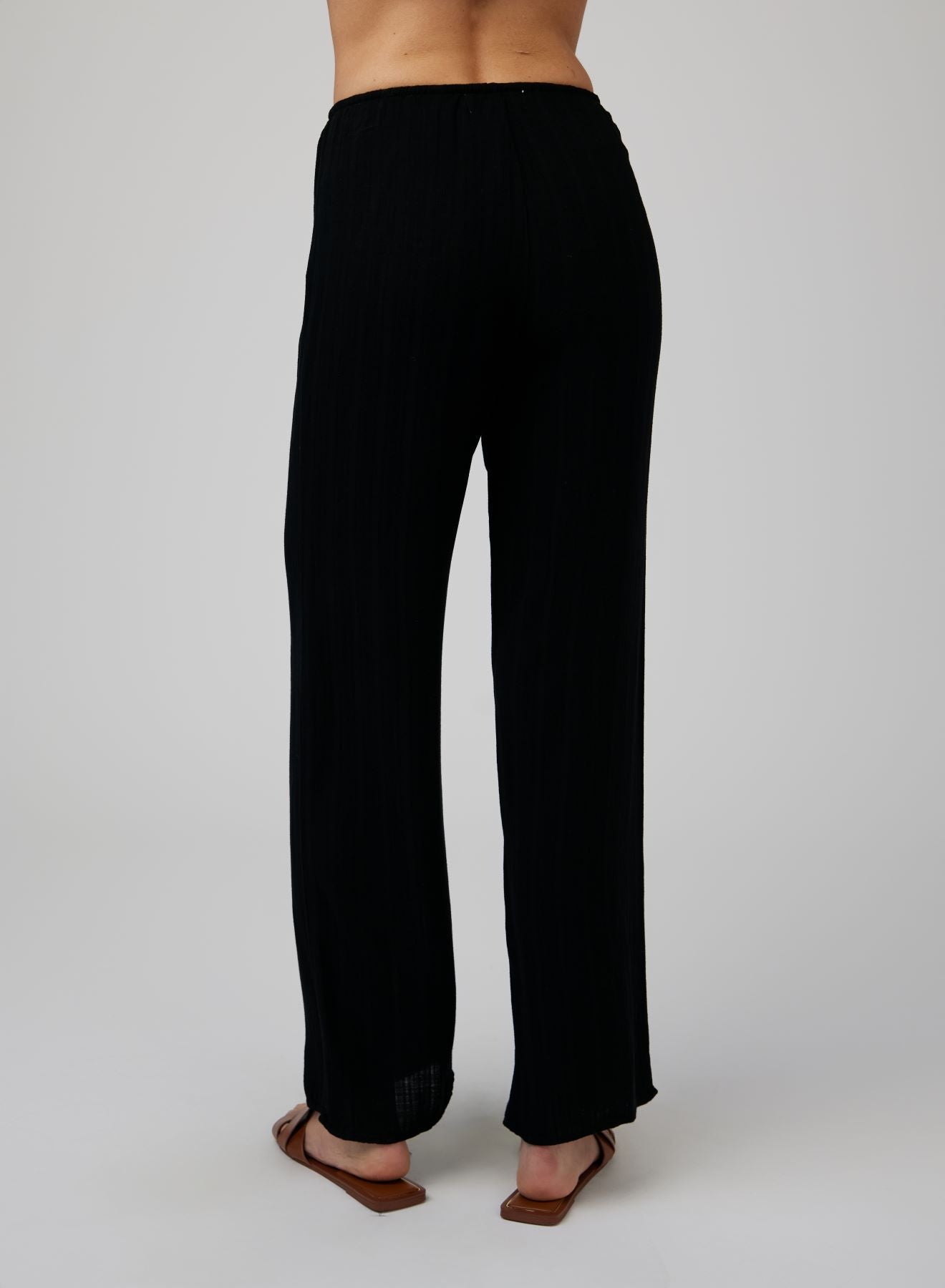 Wide Leg Pant - Black