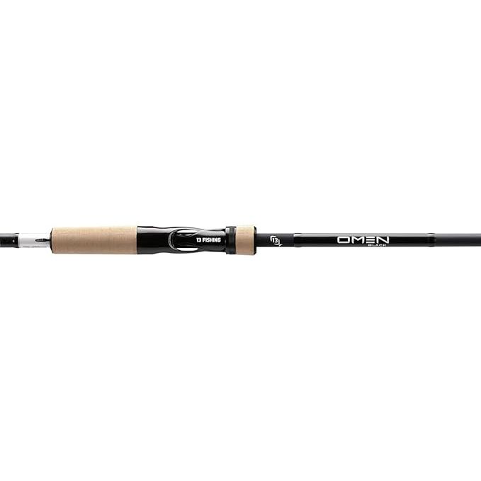 13+Fishing+OB3C71M-2+Omen+Black+Casting+Rod+7%271%22+Fast+Medium+2+Pc.