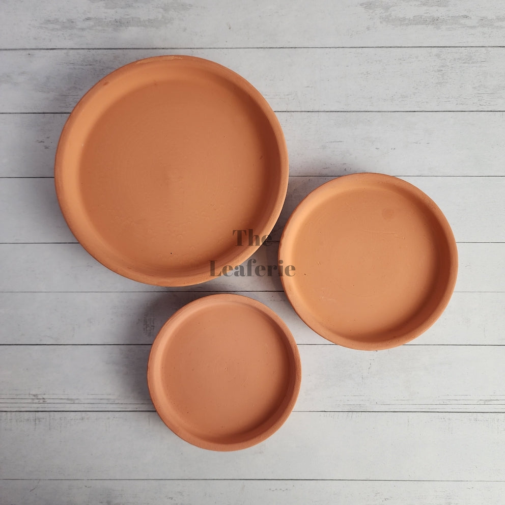 Terracotta Trays with stand (3 sizes)