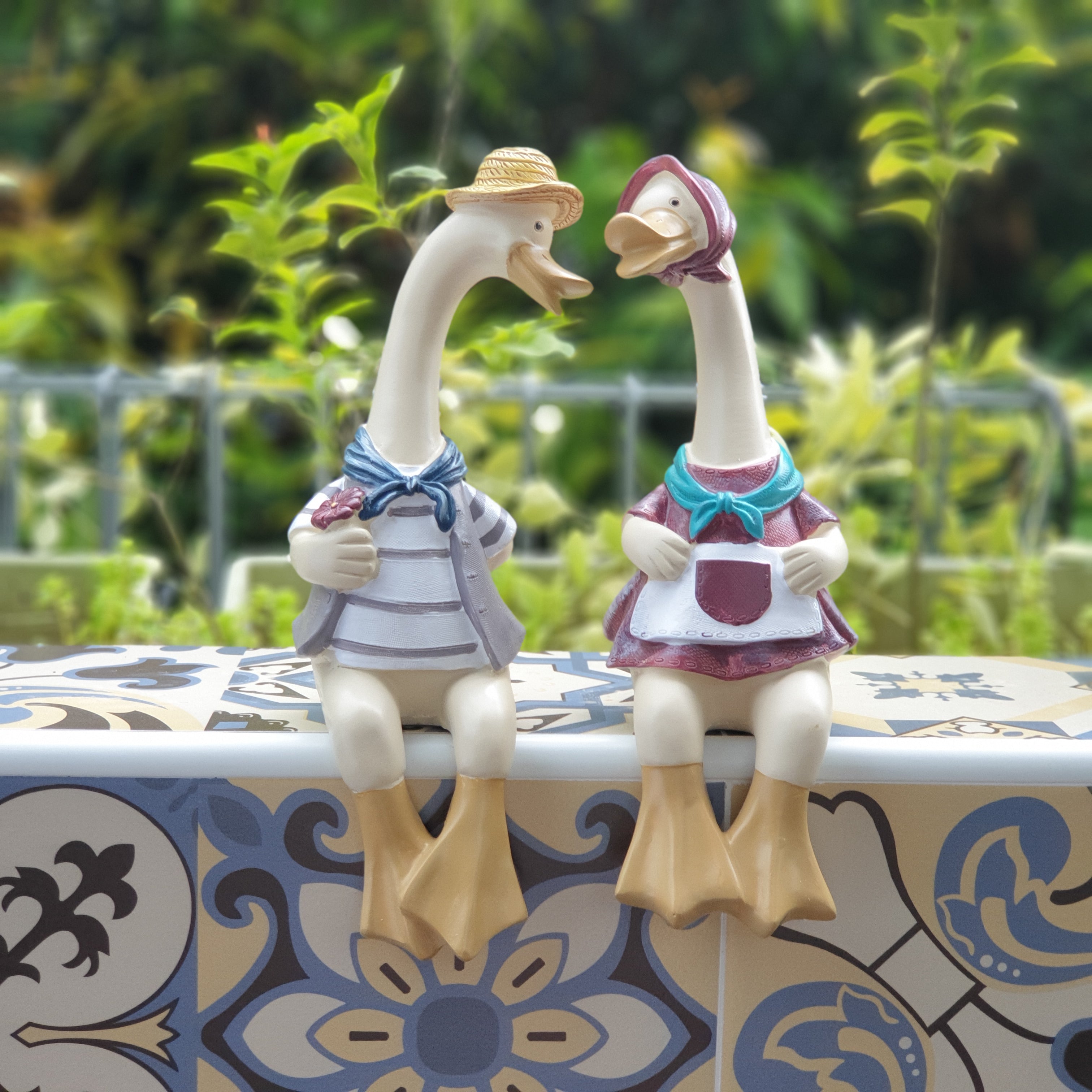 Louie and Dewey (Set of 2) Garden Decoration