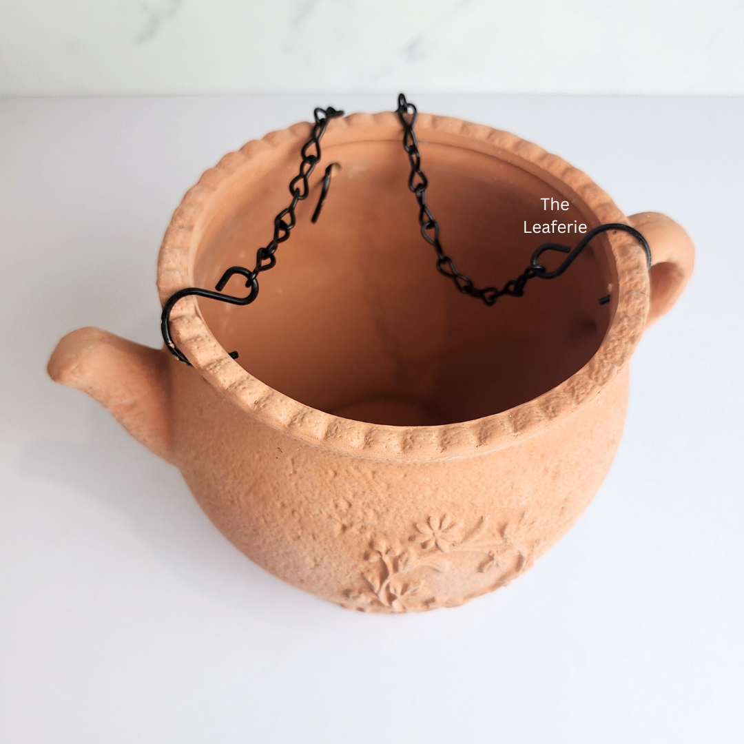 Yasmin Hanging Terracotta Flowerpot