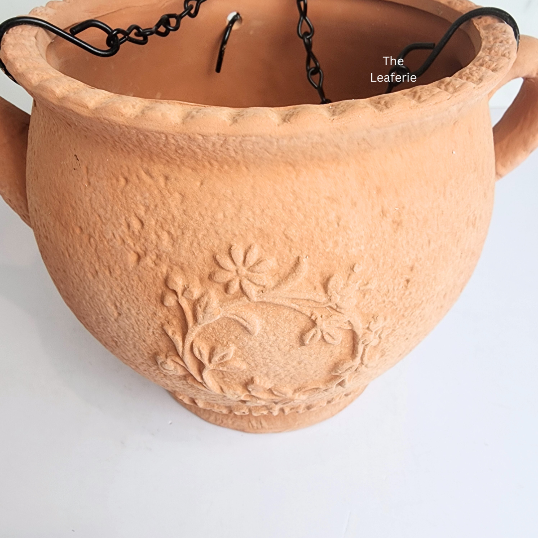 Yasmin Hanging Terracotta Flowerpot