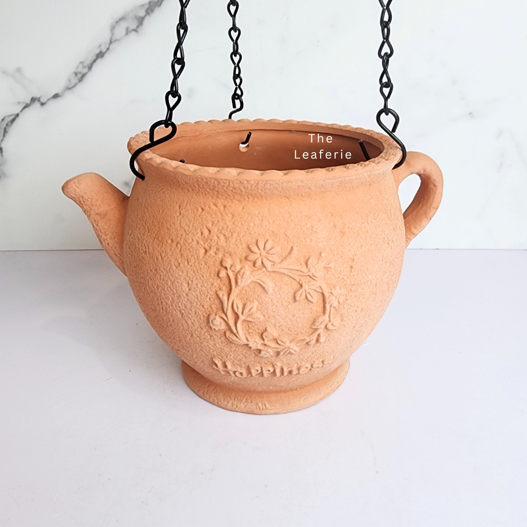 Yasmin Hanging Terracotta Flowerpot