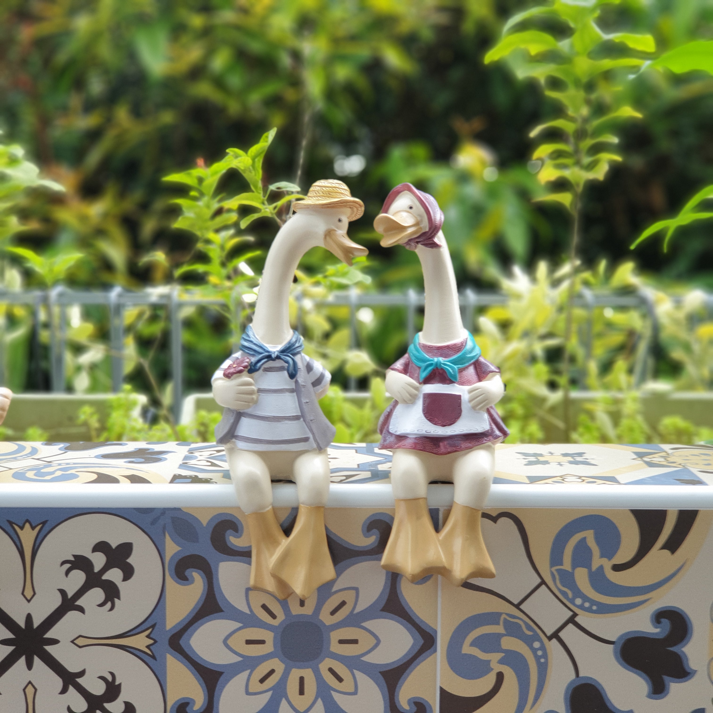 Louie and Dewey (Set of 2) Garden Decoration
