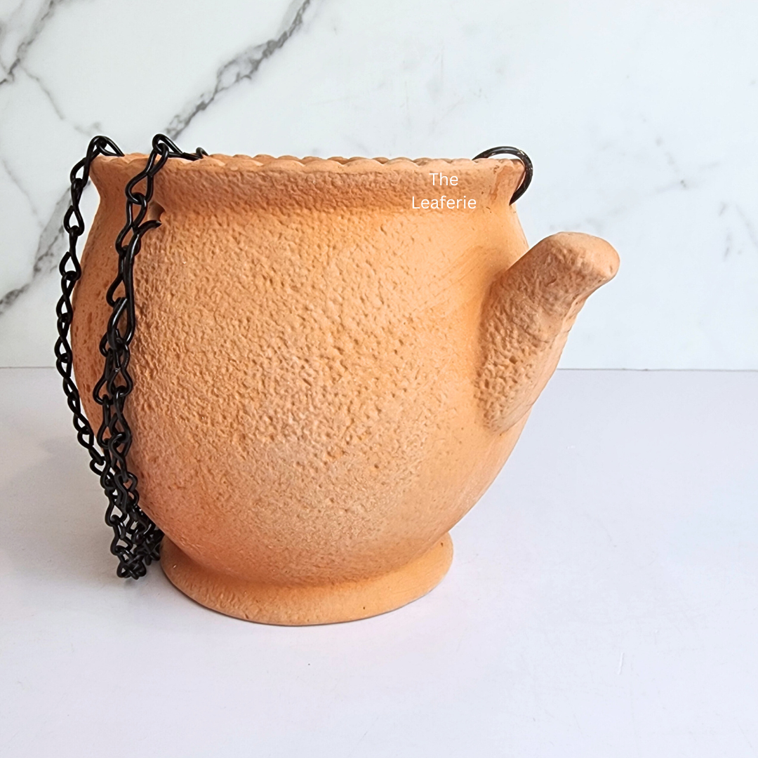 Yasmin Hanging Terracotta Flowerpot