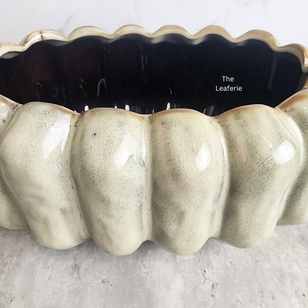 Sable Shallow Flowerpot