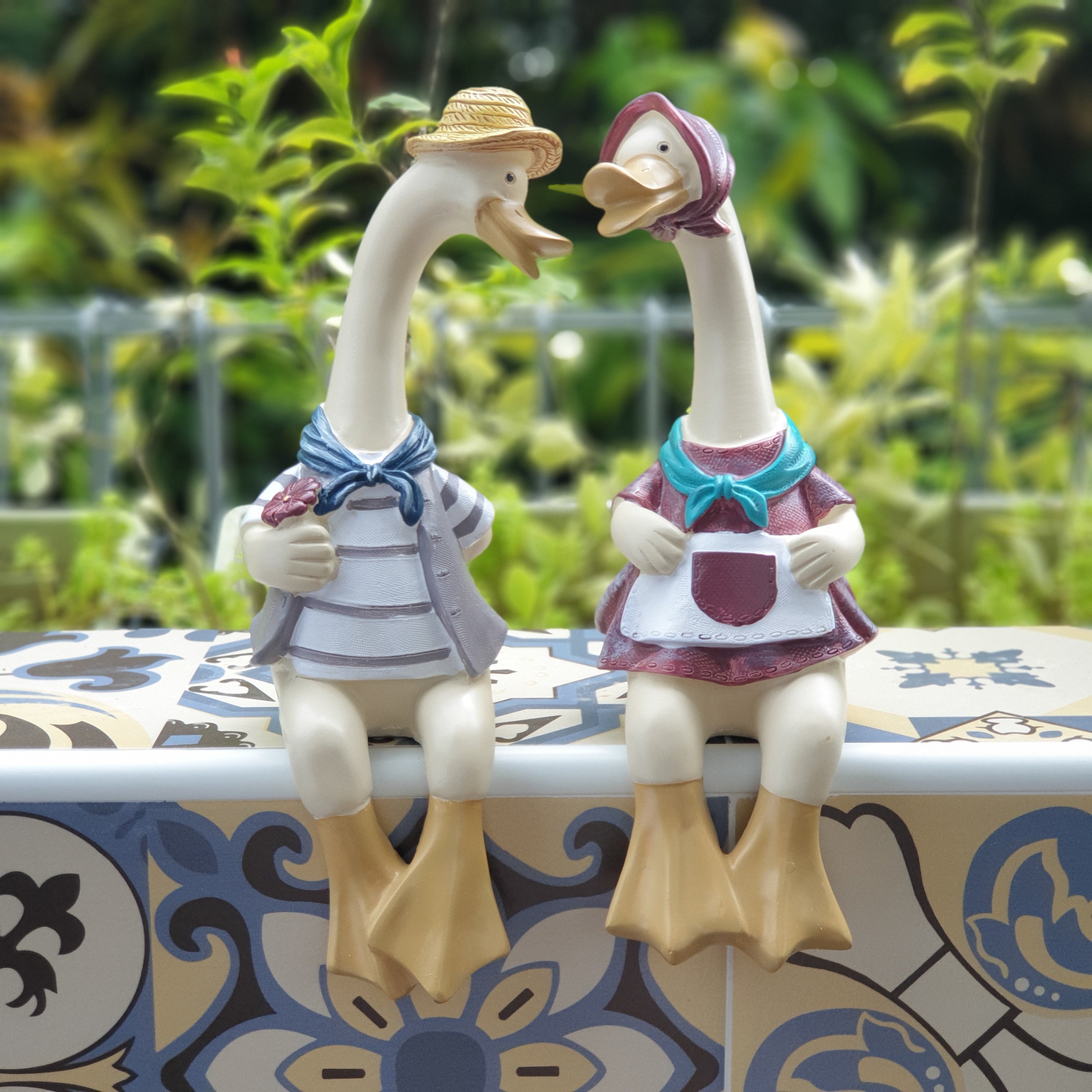 Louie and Dewey (Set of 2) Garden Decoration