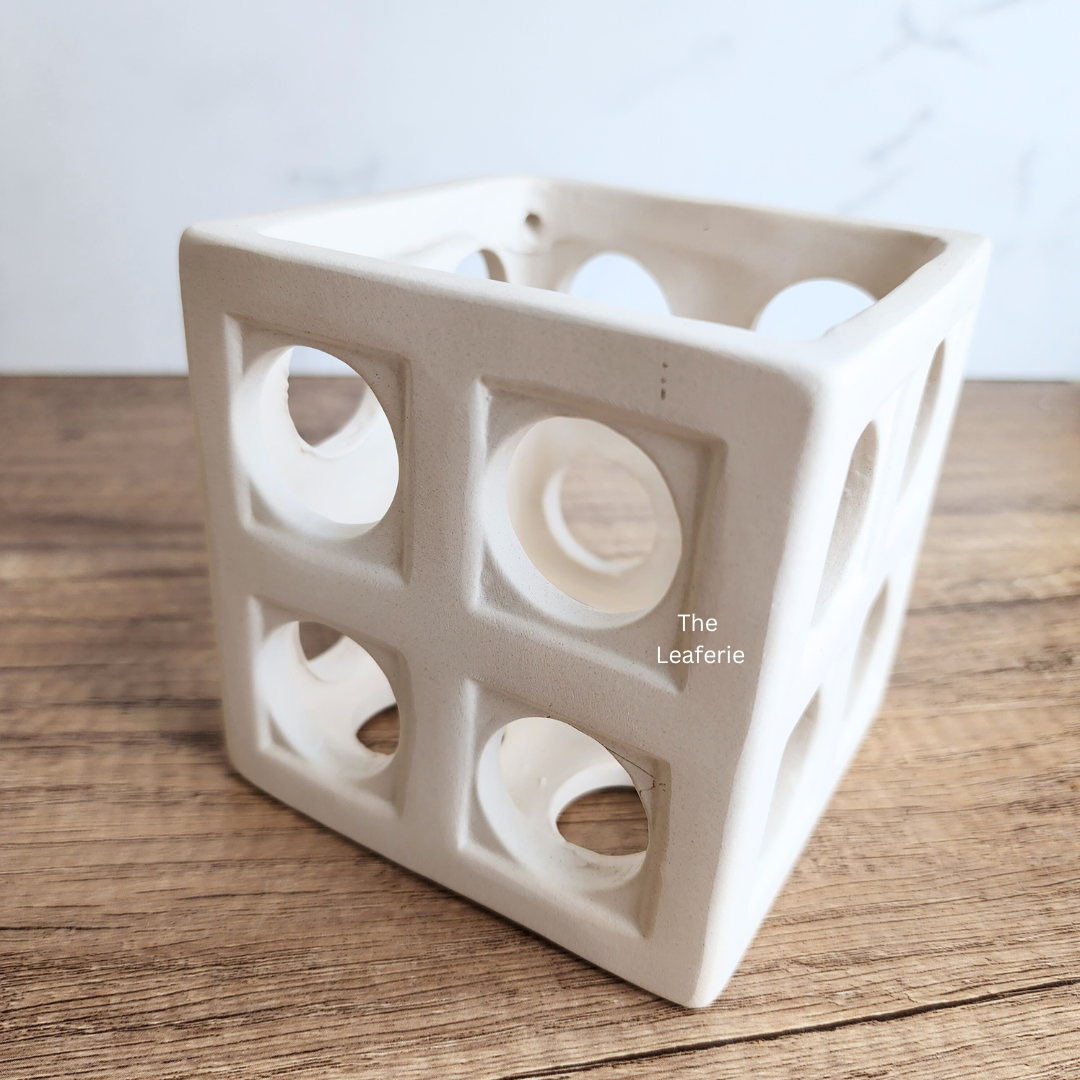 Leone Cube Hanging Orchid Pot