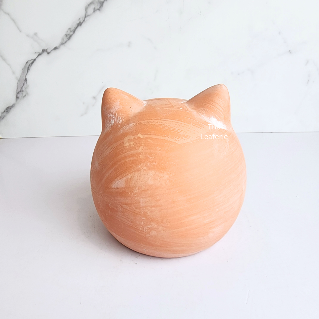 Antonio Terracotta Garden Decoration ( Cat and Rabbit)