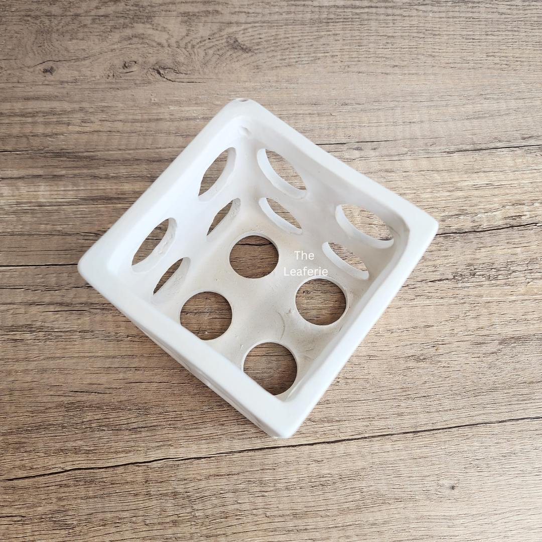 Leone Cube Hanging Orchid Pot