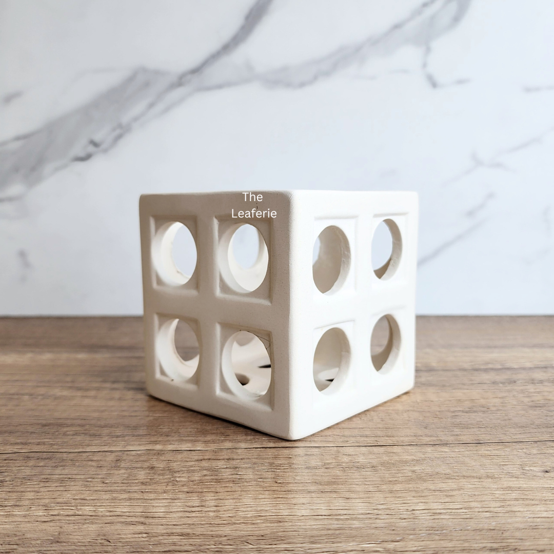 Leone Cube Hanging Orchid Pot