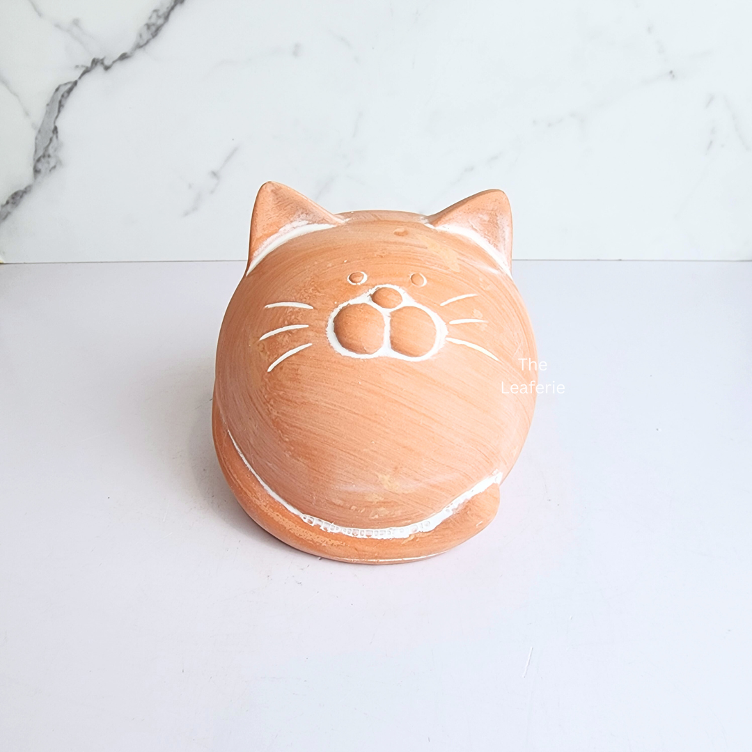 Antonio Terracotta Garden Decoration ( Cat and Rabbit)