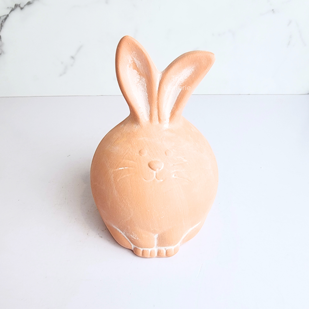 Antonio Terracotta Garden Decoration ( Cat and Rabbit)