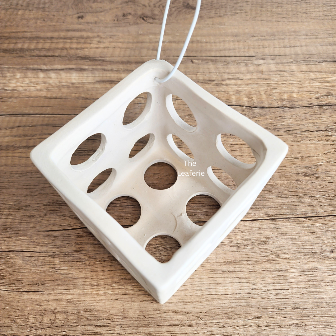 Leone Cube Hanging Orchid Pot